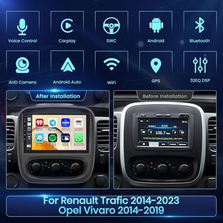 NUEVO! (179€) Radio Android 2+64G Renault Trafic