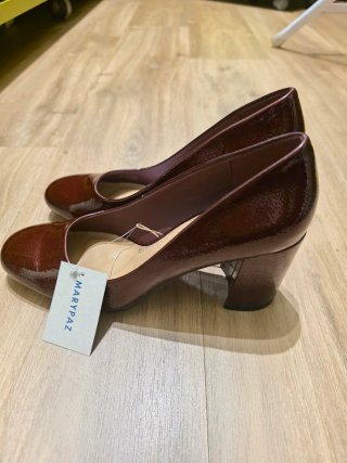 Zapatos de tacón Marypaz burdeos talla 38