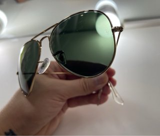 Gafas de sol Ray-Ban Aviator Doradas Verdes