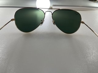 Gafas de sol Ray-Ban Aviator Doradas Verdes
