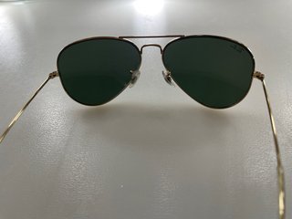 Gafas de sol Ray-Ban Aviator Doradas Verdes