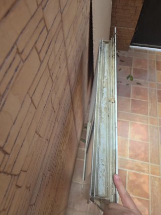 Ventana corredera aluminio blanca