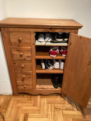 Mueble de entrada de madera