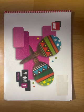 Libro de musica  1° primaria