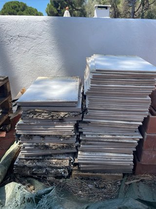 Baldosas blancas decorativas