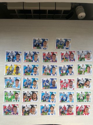 Cromos de fútbol variados (27)