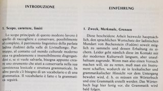 Vocabolario Ladino Fodom Italiano Tedesco Raro