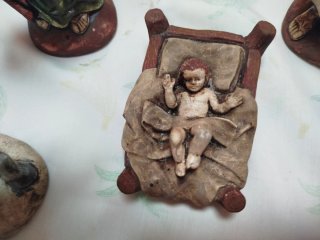 Belén antiguo figuras perfecto estado