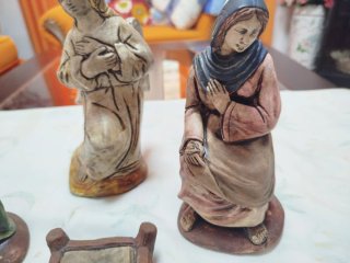 Belén antiguo figuras perfecto estado