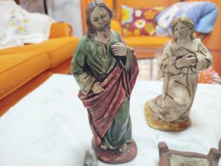 Belén antiguo figuras perfecto estado