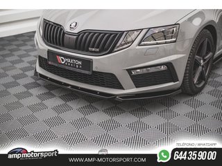 SPOILER / LIP DELANTERO V3 PARA SKODA OCTAVIA RS MK3 2016-2019