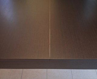 Tavolo allungabile Wengé, moderno 160/200x90x75