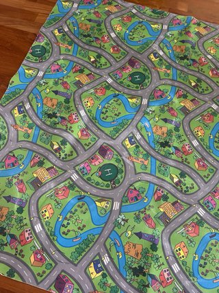 Tappetino per bambini con pista stradale