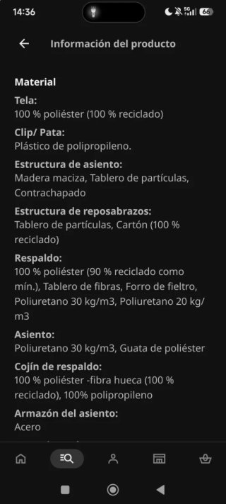 Sofá cama 3 plazas Brissund con chaiselongue