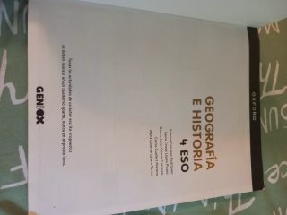Libro Geografía e Historia 4º ESO