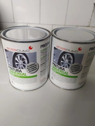 Pintura Universal Aluminio para Llantas 1L