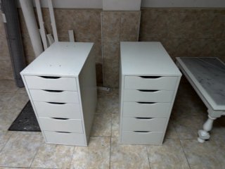 Cajoneras Alex Ikea Blancas