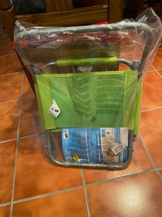 Silla Plegable Playa/Piscina Azul y Verde