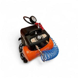 COMPRESOR  ANOVA  CA06 1.5HP / 8 BAR NEGRO/NARANJA