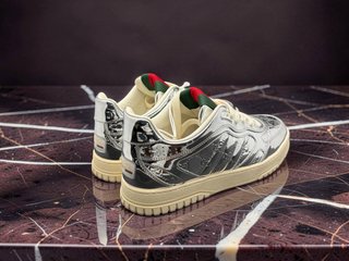 Zapatillas Gucci GG Metalizadas Plateadas Talla 42