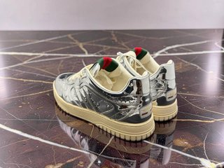 Zapatillas Gucci GG Metalizadas Plateadas Talla 42
