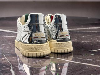 Zapatillas Gucci GG Metalizadas Plateadas Talla 42