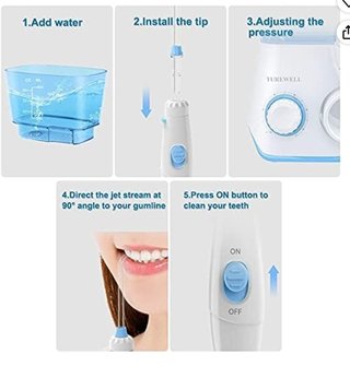 Irrigador Bucal TUREWELL con Accesorios
