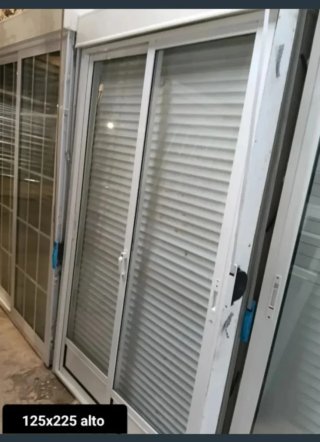 Ventana Balconera Aluminio 125x225