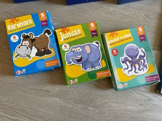 Pack 10 Puzzles Infantiles Educativos
