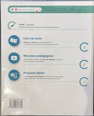 Libros 2o Grado Medio de Farmacia y Parafarmacia