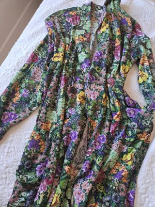 Camisola Kimono Estampada Floral
