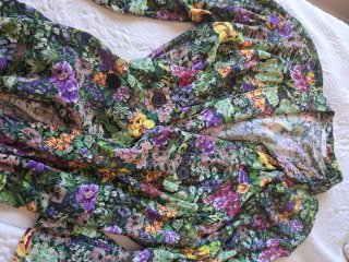 Camisola Kimono Estampada Floral