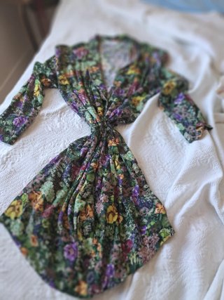 Camisola Kimono Estampada Floral