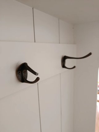 Mueble Perchero Madera Blanco