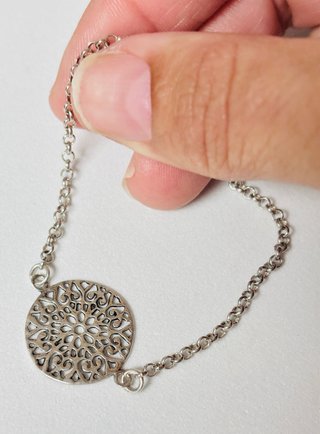 Pulsera de filigrana cordobesa en plata de ley 924