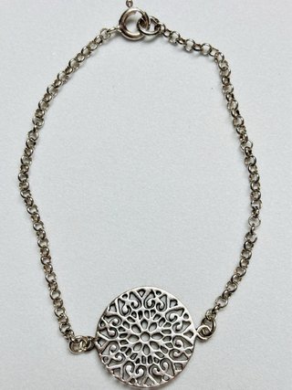 Pulsera de filigrana cordobesa en plata de ley 924