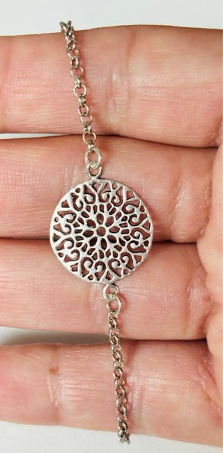 Pulsera de filigrana cordobesa en plata de ley 924