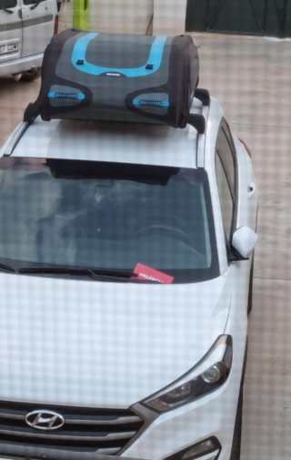 Cofre de techo de coche plegable
