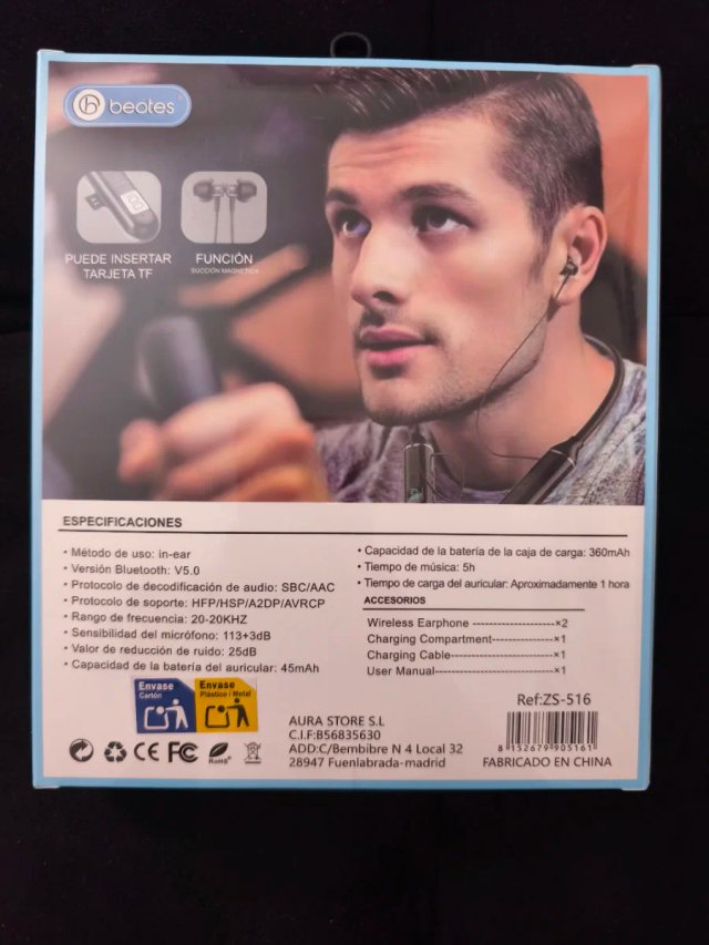 Auriculares Inalámbricos Beates V5.0