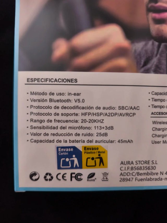 Auriculares Inalámbricos Beates V5.0