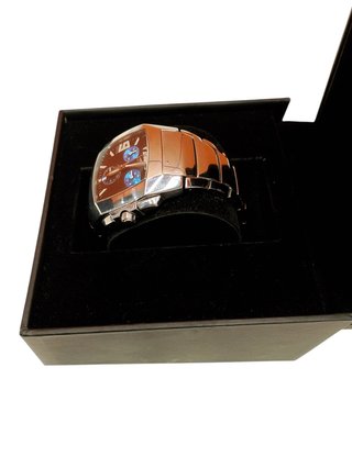 RELOJ LOTUS 15313 ESFERA NEGRA + CAJA