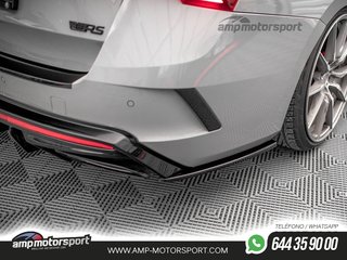 AÑADIDOS TRASEROS LATERALES SKODA OCTAVIA 2020-- NEGRO BRILLO