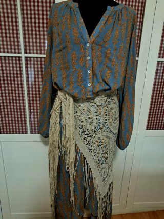 Vestido Caftan Estampado
