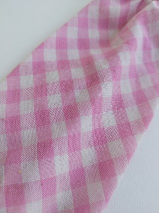 Abito Barbie Vintage Gingham Rosa