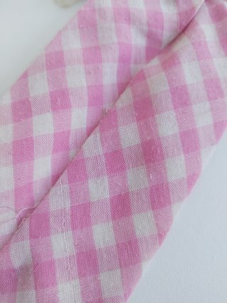 Abito Barbie Vintage Gingham Rosa