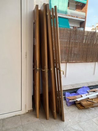Puertas de madera maciza