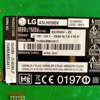 Se Vende Placas de TV LG