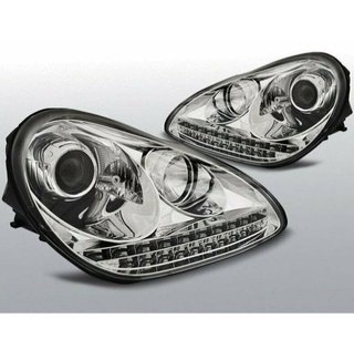 Faros Xenon para Porsche Cayenne de 2002 a 2007 Cr