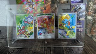 Trío Cartas Pokémon Kanto Primeros Compañeros
