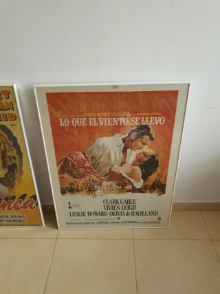 Carteles Casablanca y Lo que el viento se llevó